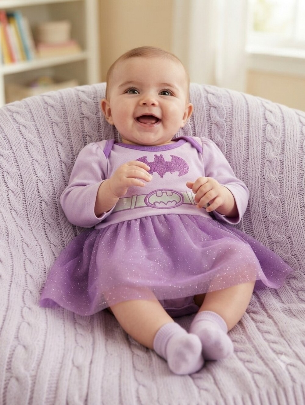 Batman NWT Newborn Purple Princess Tutu Dress